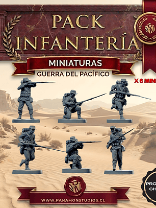 Pack Infantería Guerra del Pacífico - Scale Wars