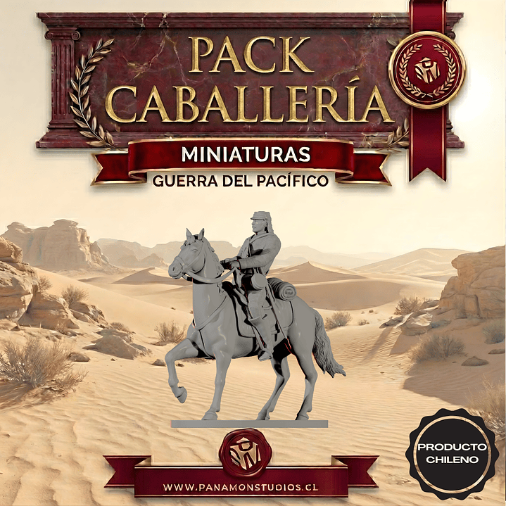 Pack Caballería Guerra del Pacífico - Scale Wars 6