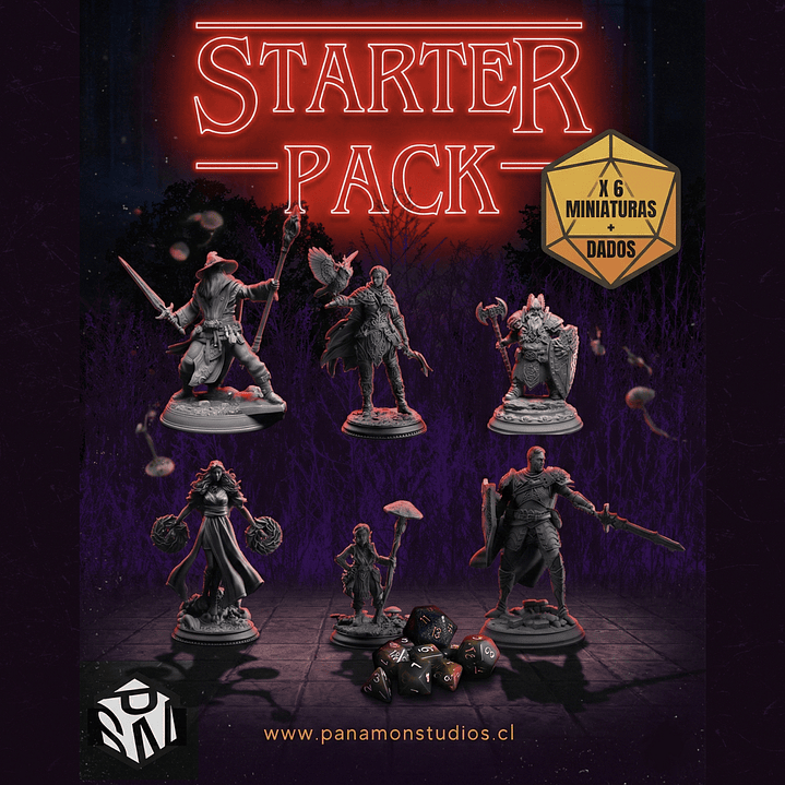 RPG Starter Pack: Héroes de Leyenda + Set de Dado 1