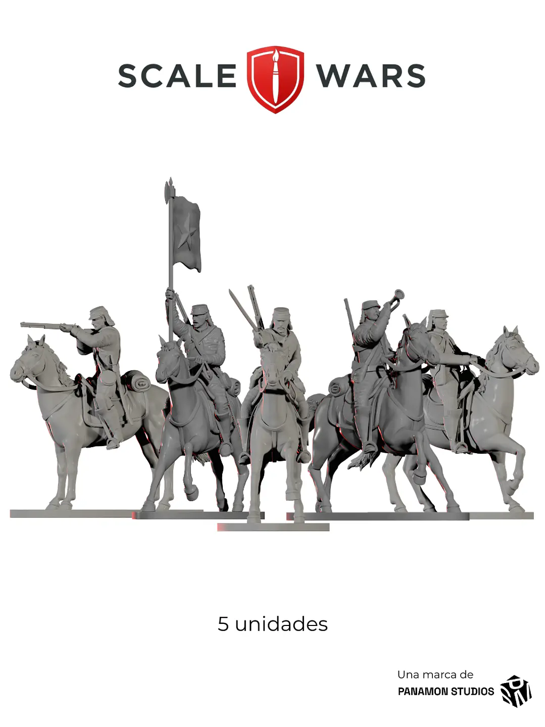Caballería chilena Granaderos a Caballo 5 unidades 1
