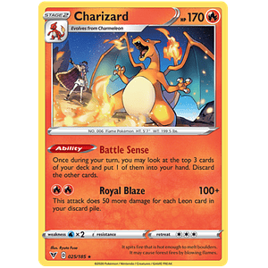 Charizard - 025/185 - Rare No Holo