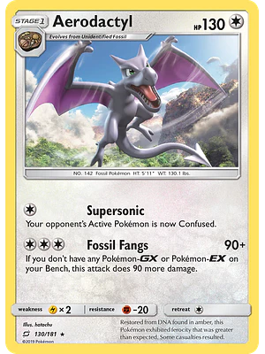 Aerodactyl 130/181 - Team Up - RARO
