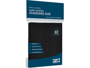 Protector Top Deck Negro tamaño Standard