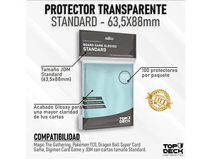Protector Transparente Standard 63,5x88mm