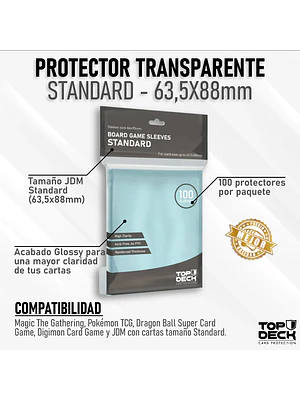 Protector Transparente Standard 63,5x88mm