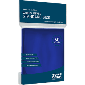 Protector Top Deck Azul tamaño Standard