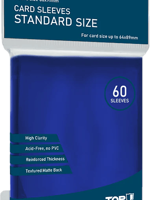 Protector Top Deck Azul tamaño Standard