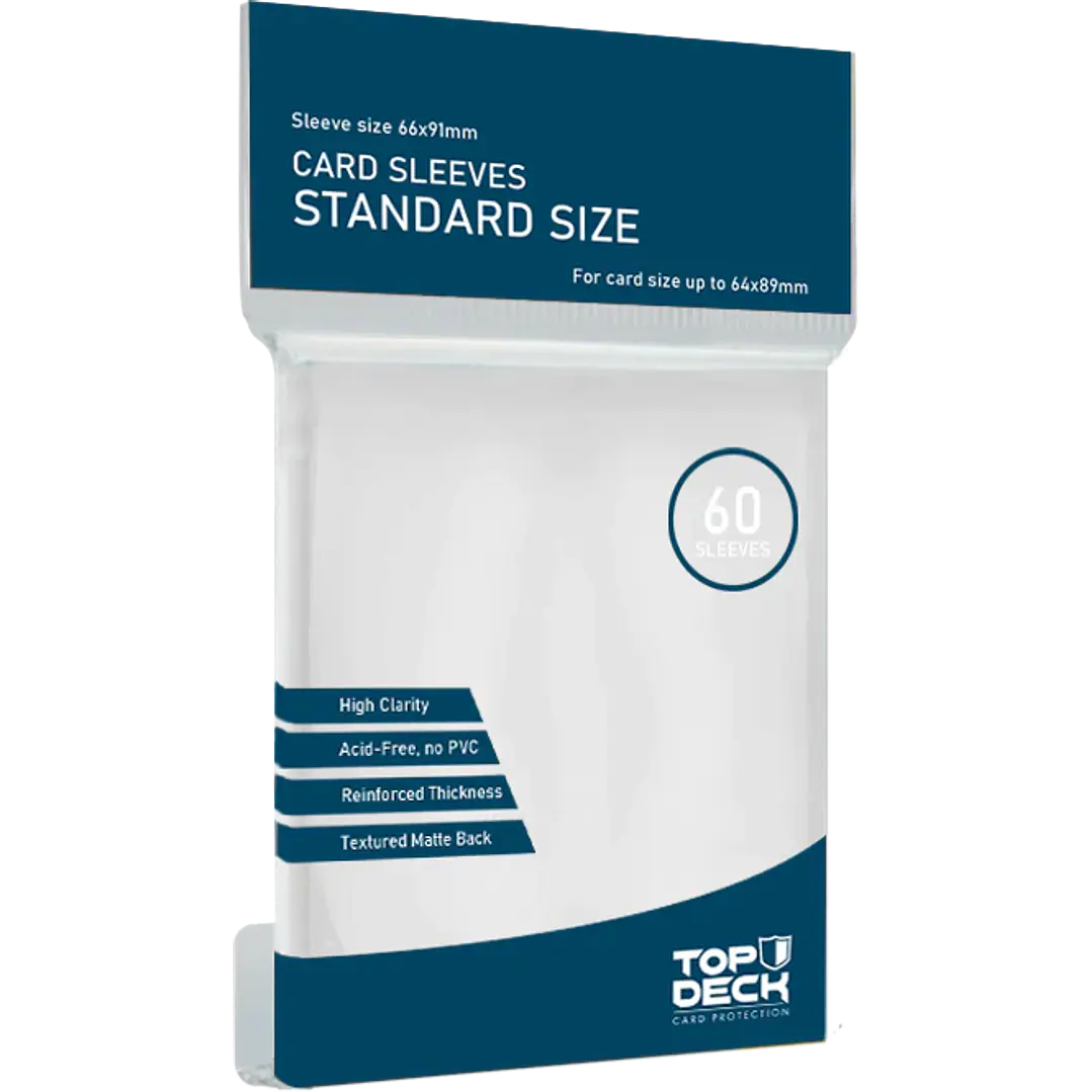 Protector Top Deck Blanco tamaño Standard 1