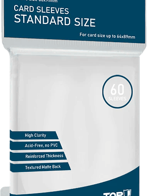 Protector Top Deck Blanco tamaño Standard