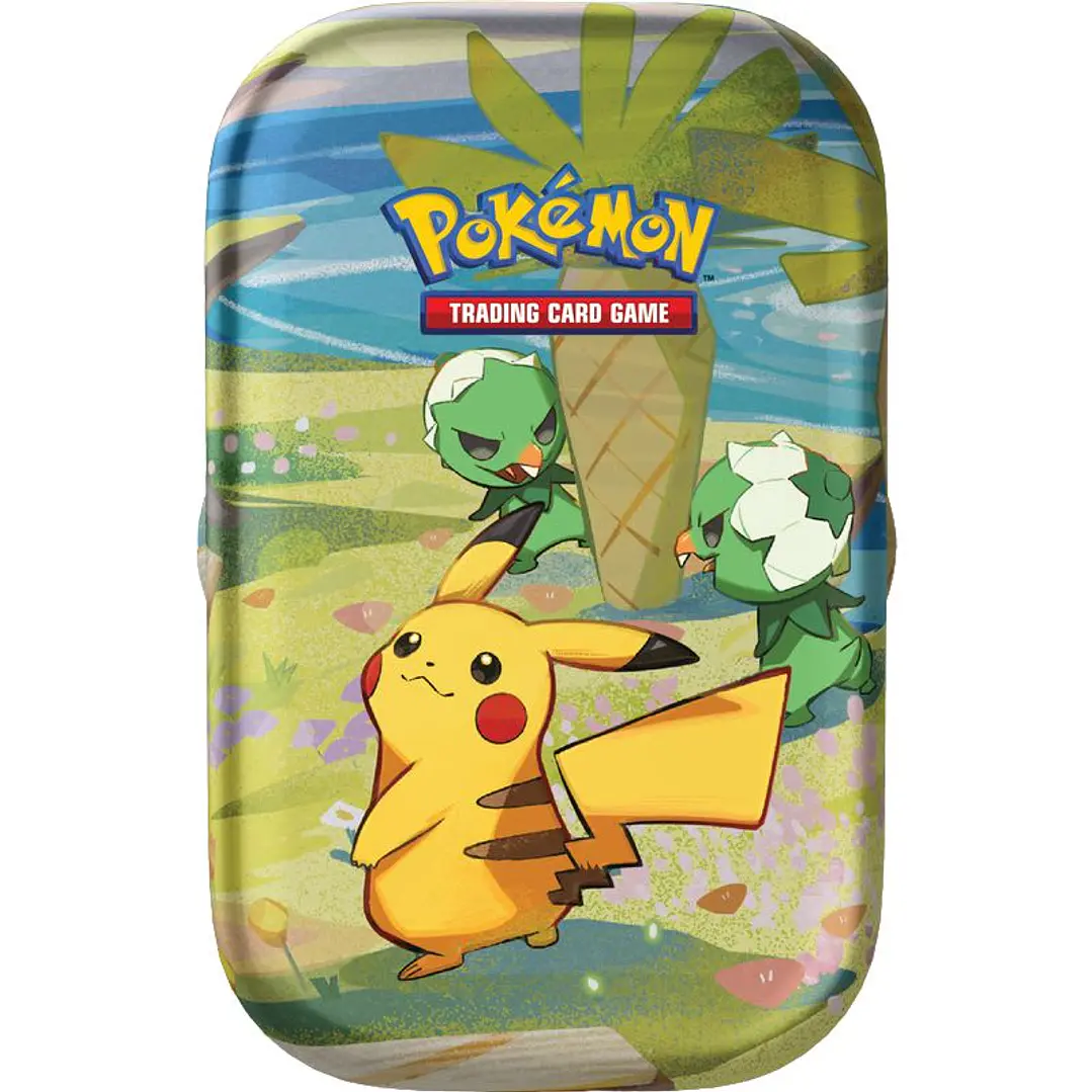 PALDEA FRIENDS MINI TIN PIKACHU ESPAÑOL 1