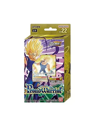 DRAGON BALL SUPER CARD GAME STARTER DECK 22 - PROUD WARRIOR