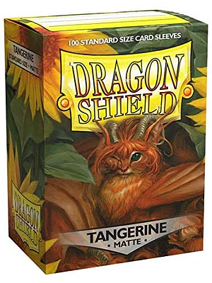 DRAGON SHIELD MATTE SLEEVE - TANGERINE 100CT