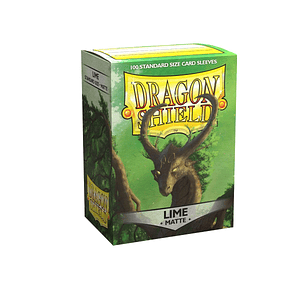 DRAGON SHIELD MATTE SLEEVE - LIME 100CT
