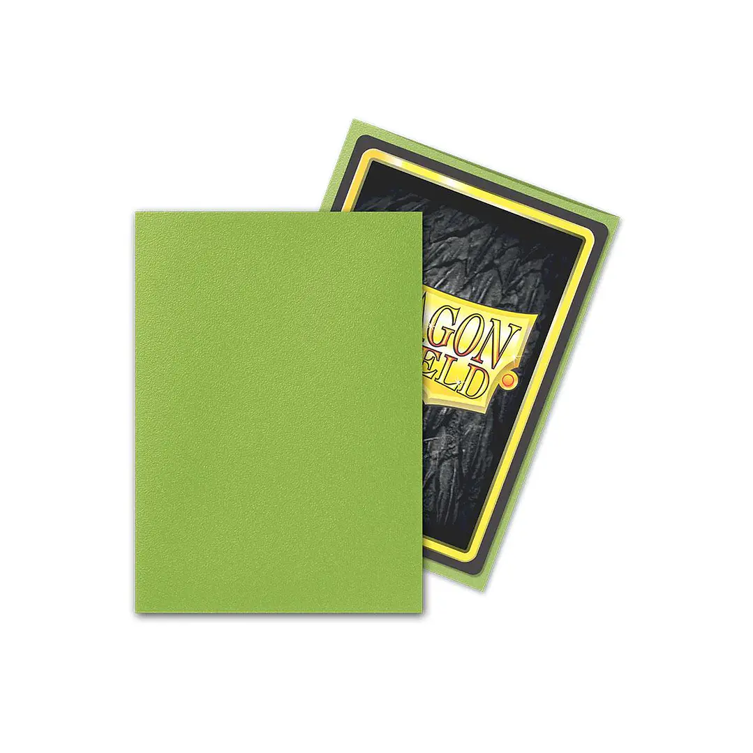 DRAGON SHIELD MATTE SLEEVE - LIME 100CT 2