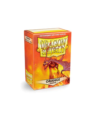 DRAGON SHIELD MATTE SLEEVE - ORANGE 100CT