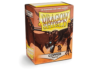 DRAGON SHIELD MATTE SLEEVE - COPPER 100CT