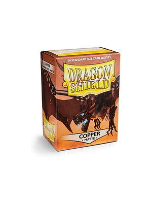 DRAGON SHIELD MATTE SLEEVE - COPPER 100CT