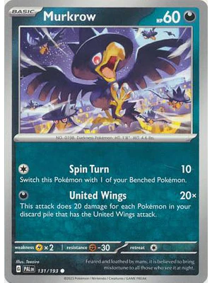 Murkrow - 131/193 - Common