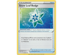 Snow Leaf Badge - 159/203 - Uncommon