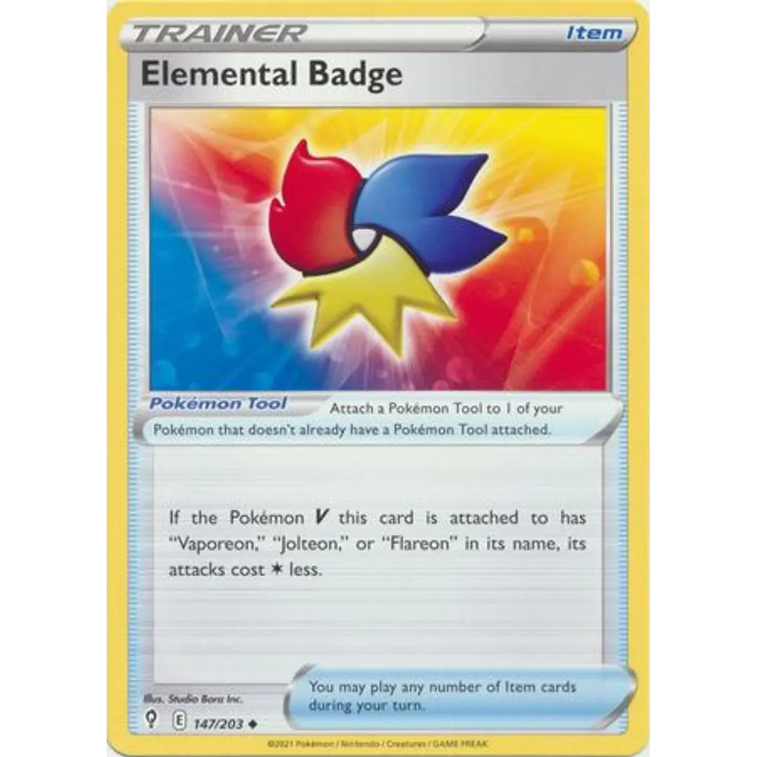 Elemental Badge - 147/203 - Uncommon 1