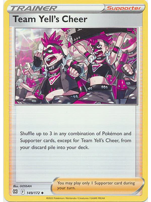 Team Yell's Cheer - 149/172 - Uncommon