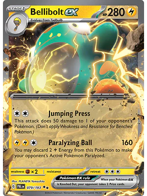 Bellibolt ex - 079/193 - Ultra Rare