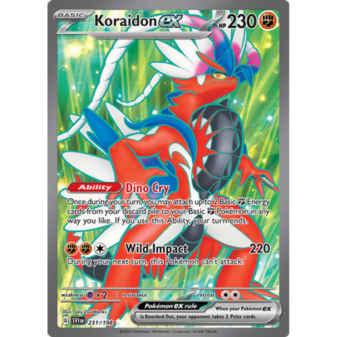 Koraidon ex 231/198 - Full Art Secret Rare 1