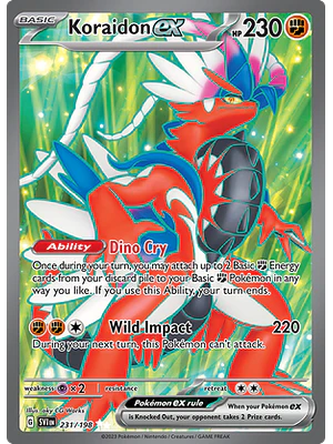 Koraidon ex 231/198 - Full Art Secret Rare