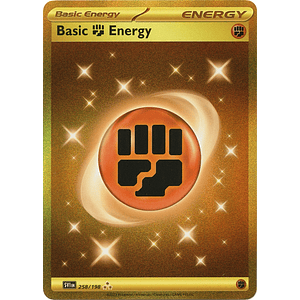 Basic Fighting Energy Scarlet & Violet - Base Set 258/198 Holo Hyper Rare