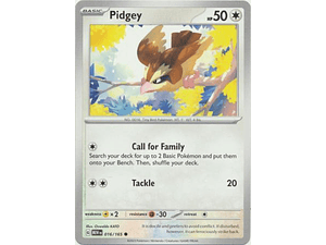 Pidgey - 016/165 - Common