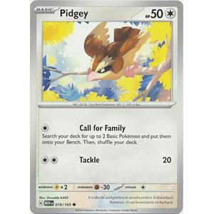 Pidgey - 016/165 - Common