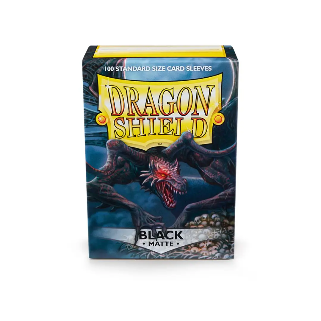 DRAGON SHIELD MATTE SLEEVE 100CT - BLACK 1