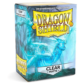 DRAGON SHIELD MATTE SLEEVE 100CT - CLEAR