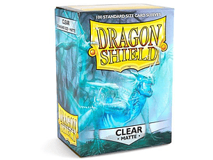 DRAGON SHIELD MATTE SLEEVE 100CT - CLEAR