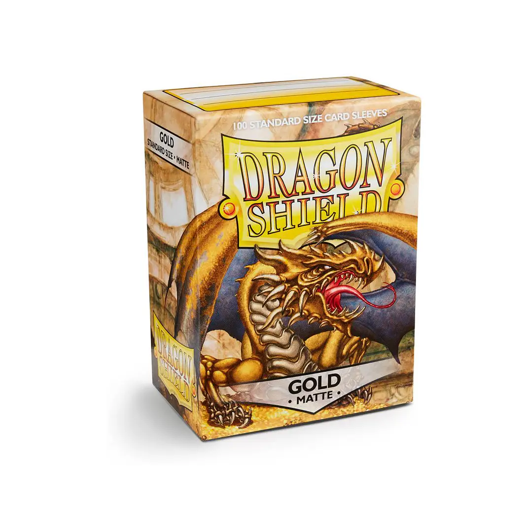 DRAGON SHIELD MATTE SLEEVE 100CT - GOLD 1