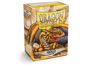 DRAGON SHIELD MATTE SLEEVE 100CT - GOLD