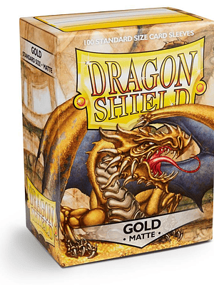 DRAGON SHIELD MATTE SLEEVE 100CT - GOLD