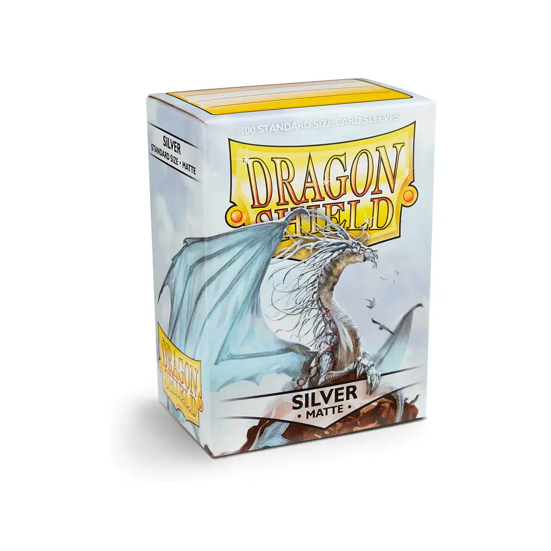 DRAGON SHIELD MATTE SLEEVE 100CT - SILVER 1