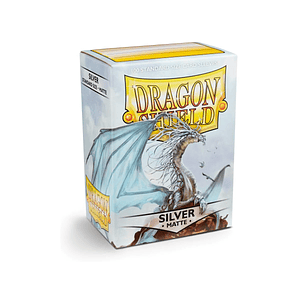 DRAGON SHIELD MATTE SLEEVE 100CT - SILVER