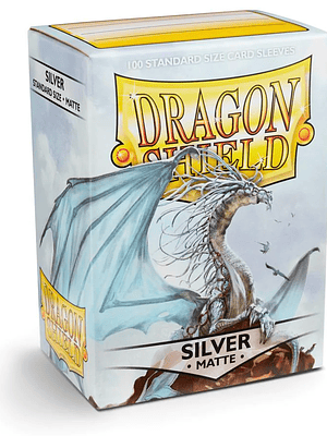 DRAGON SHIELD MATTE SLEEVE 100CT - SILVER
