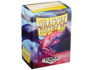 DRAGON SHIELD MATTE SLEEVE 100CT - PURPLE