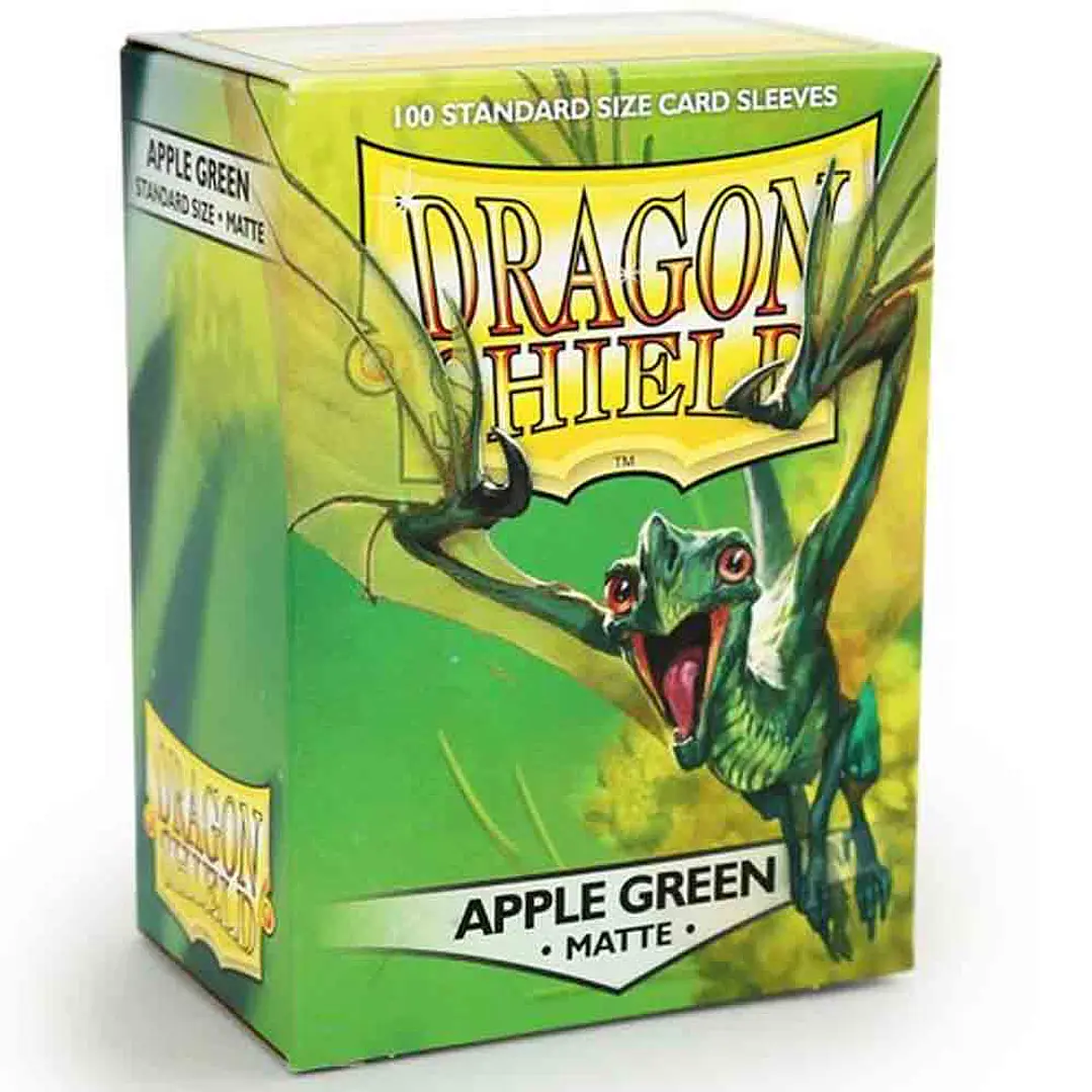 DRAGON SHIELD MATTE SLEEVE 100CT - APPLE GREEN 1