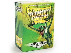 DRAGON SHIELD MATTE SLEEVE 100CT - APPLE GREEN