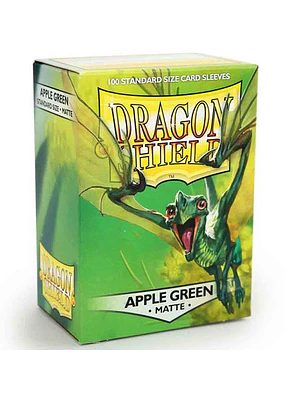 DRAGON SHIELD MATTE SLEEVE 100CT - APPLE GREEN