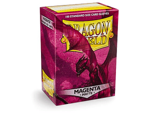 DRAGON SHIELD MATTE SLEEVE 100CT - MAGENTA