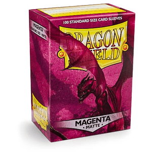 DRAGON SHIELD MATTE SLEEVE 100CT - MAGENTA