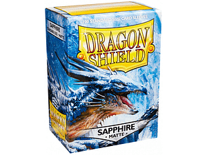 DRAGON SHIELD MATTE SLEEVE 100CT - SAPPHIRE