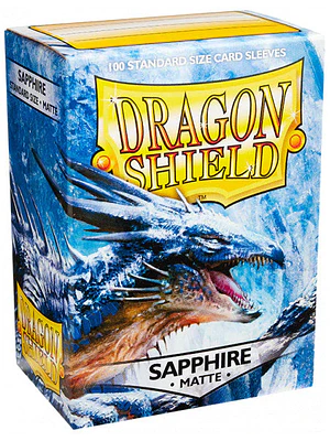 DRAGON SHIELD MATTE SLEEVE 100CT - SAPPHIRE