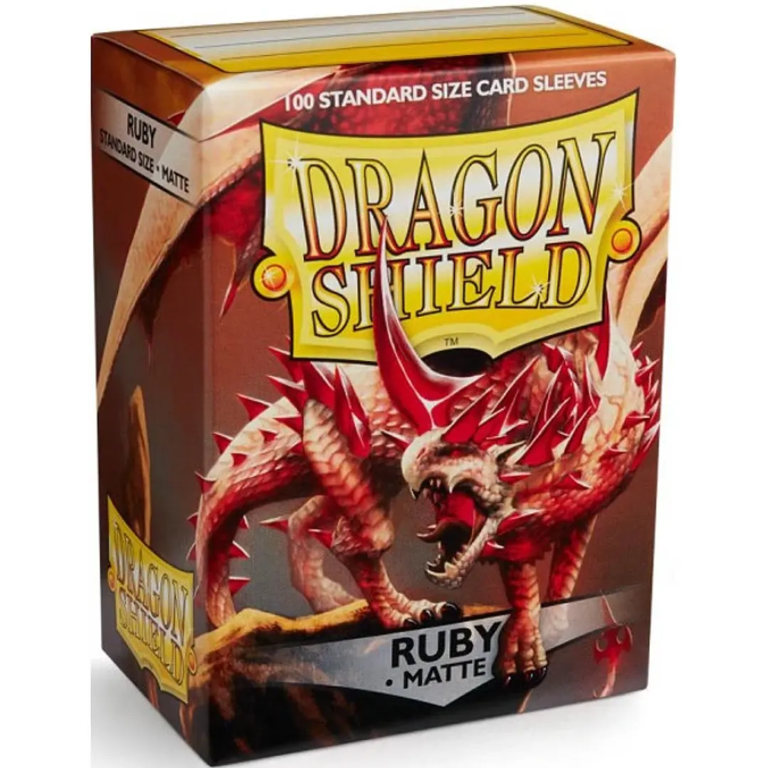 DRAGON SHIELD MATTE SLEEVE 100CT - RUBY 1