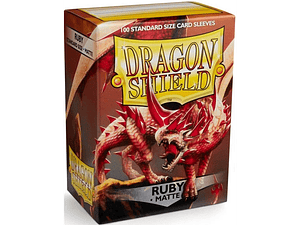 DRAGON SHIELD MATTE SLEEVE 100CT - RUBY